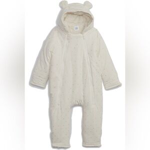 GAP Baby Sherpa Hoodie One-Piece, 18-24 M
